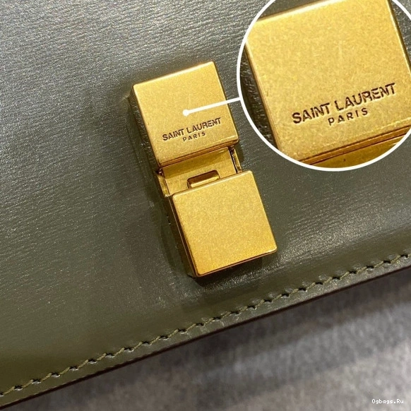 LOULOU LEATHER IN YSL CARRE SATCHEL SMOOTH 0731